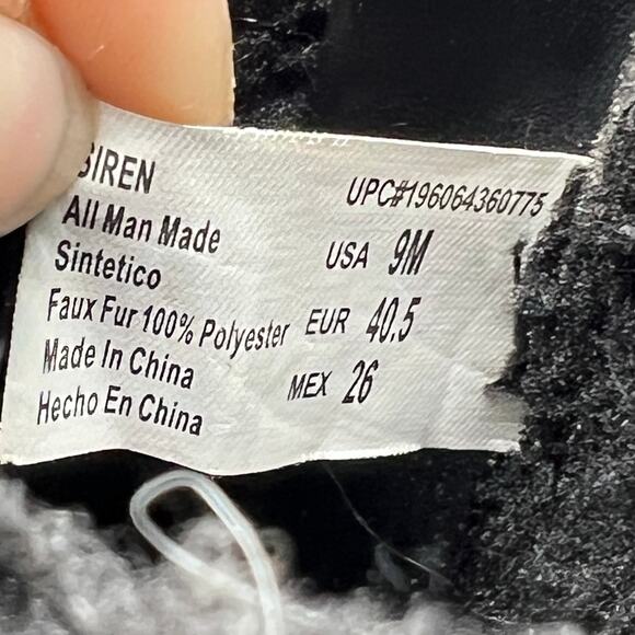 Eddie Bauer Boots Womens 9 Siren Insulated Winter Black Zip - Picture 7 of 8